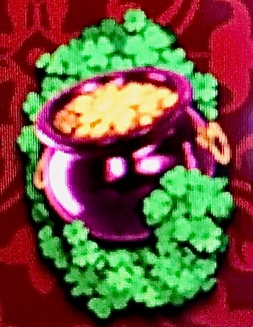 Wild Lepre'coins chaudron pièces scatter violet