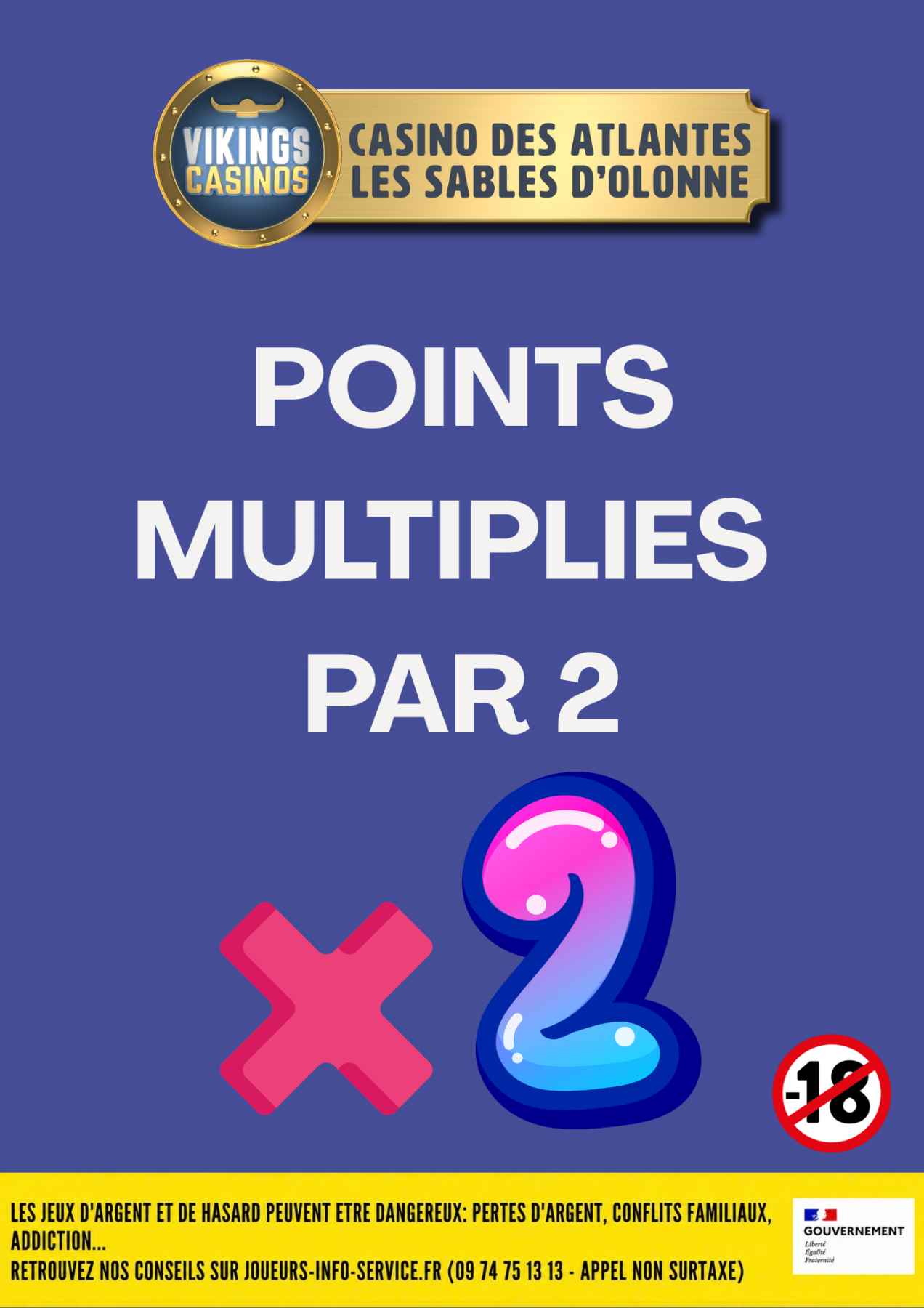 Points multipliés par 2