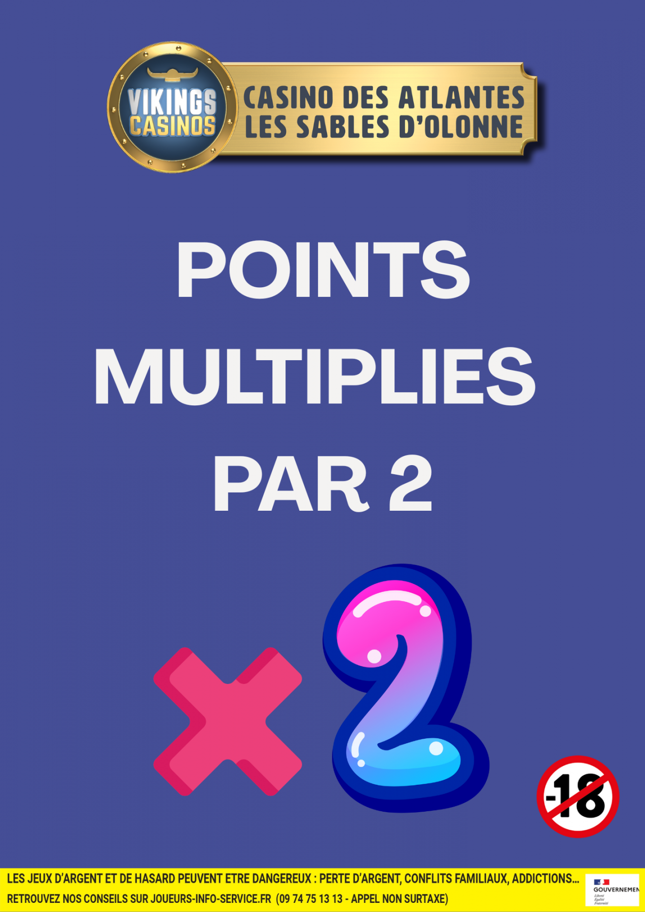 Points multipliés par 2