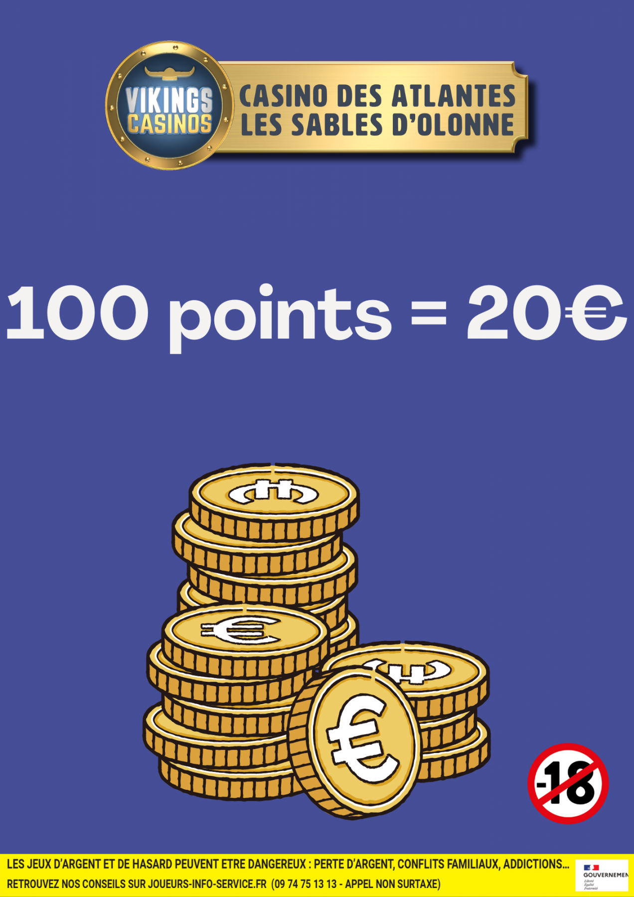 100 POINTS = 20€