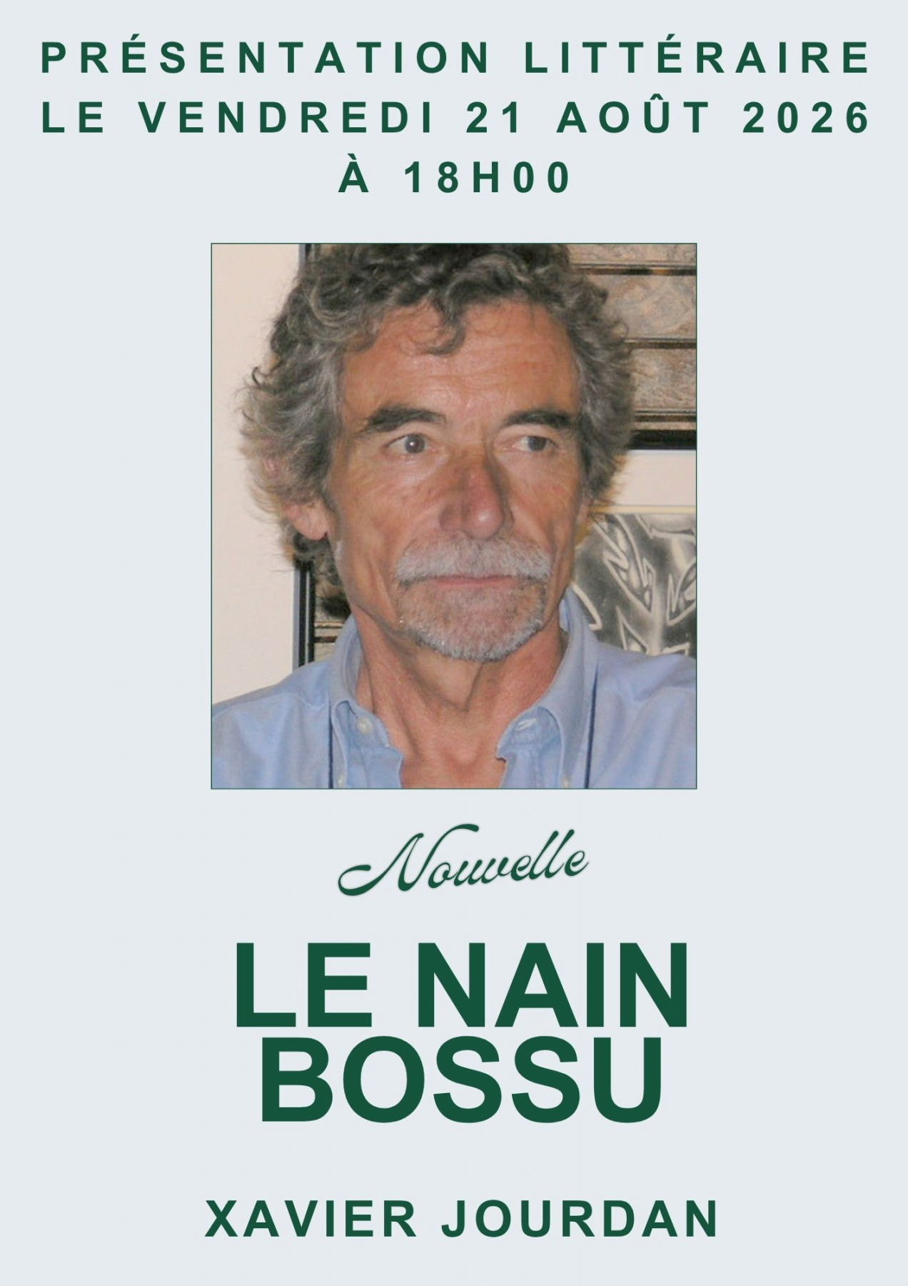 PRESENTATION LITTAIRE XAVIER JOURDAN