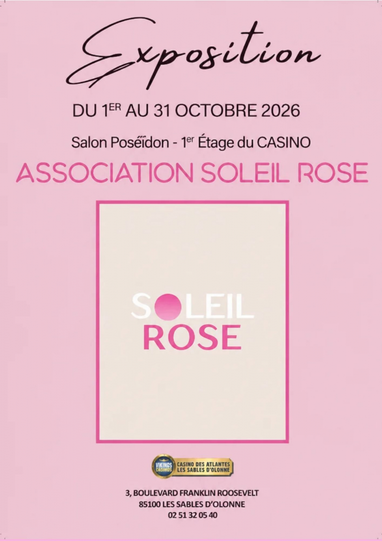 EXPOSITION ASSOCIATION SOLEIL ROSE