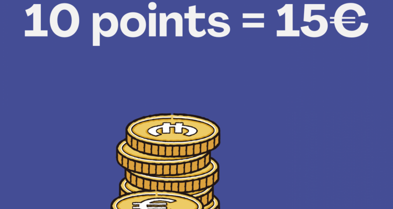 10 POINTS = 15€