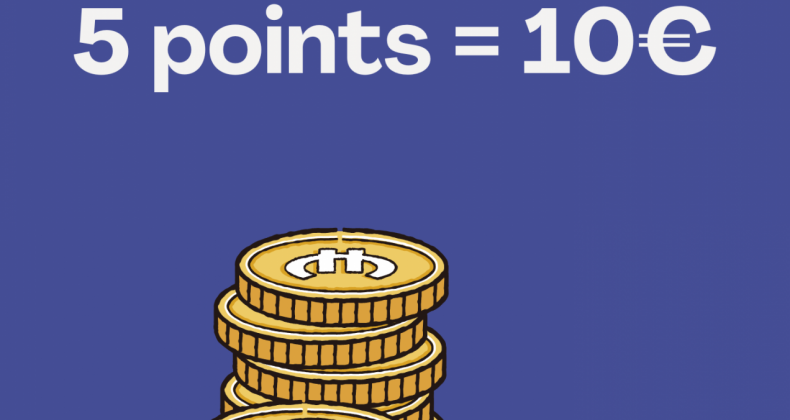 5 POINTS = 10€