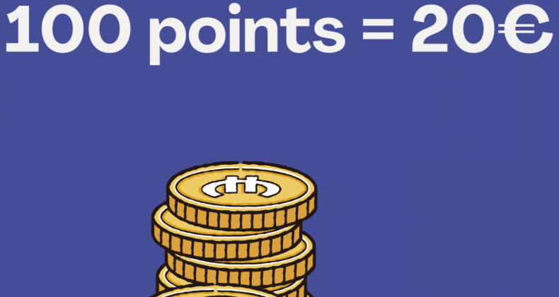 100 POINTS = 20€