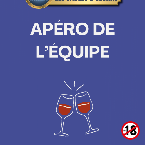 Apéro de l'équipe