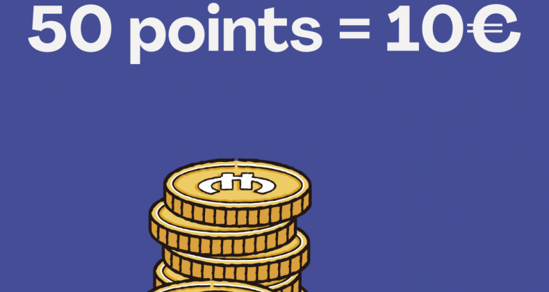 50 POINTS = 10€