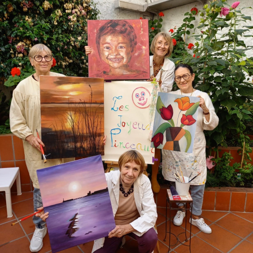 EXPOSITION CATHERINE ANTOINE, ANNE-MARIE HERBRETEAU, ANNIE BOUVELLE ET NICOLE LAMAZEROLLES