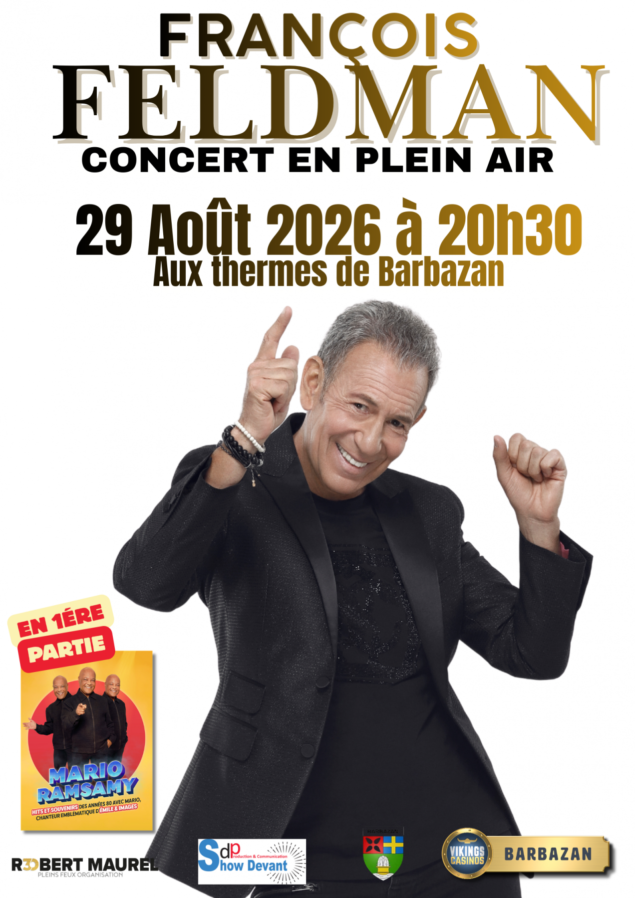 Concert en plein air FRANCOIS FELDMAN 