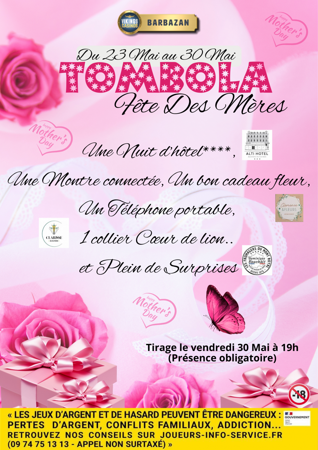 Tombola Bihappy Fête des Mères 