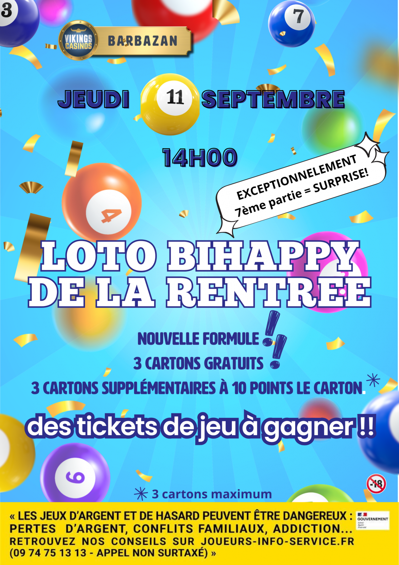 LOTO BIHAPPY DE LA RENTREE