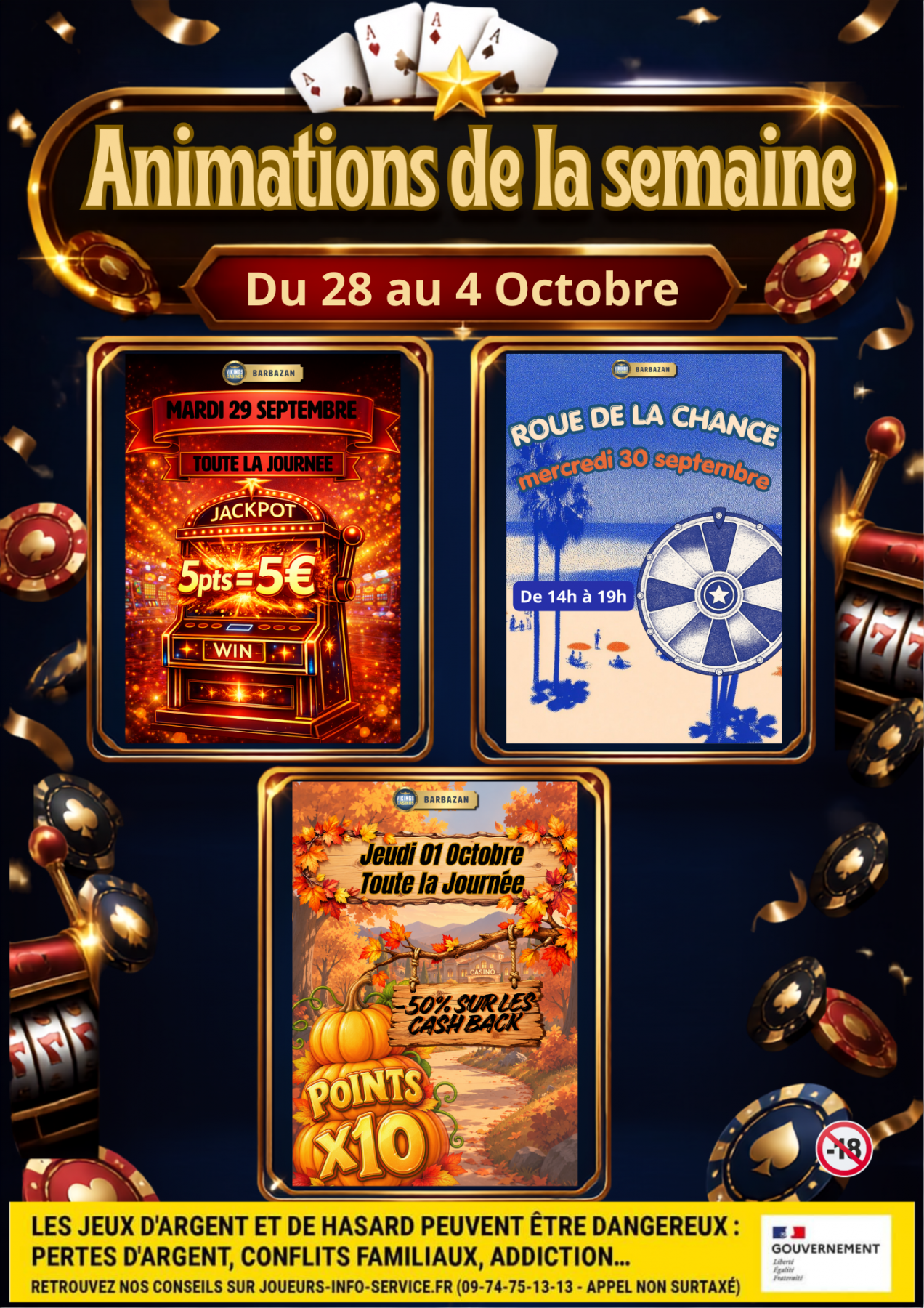 Animations de la semaine 