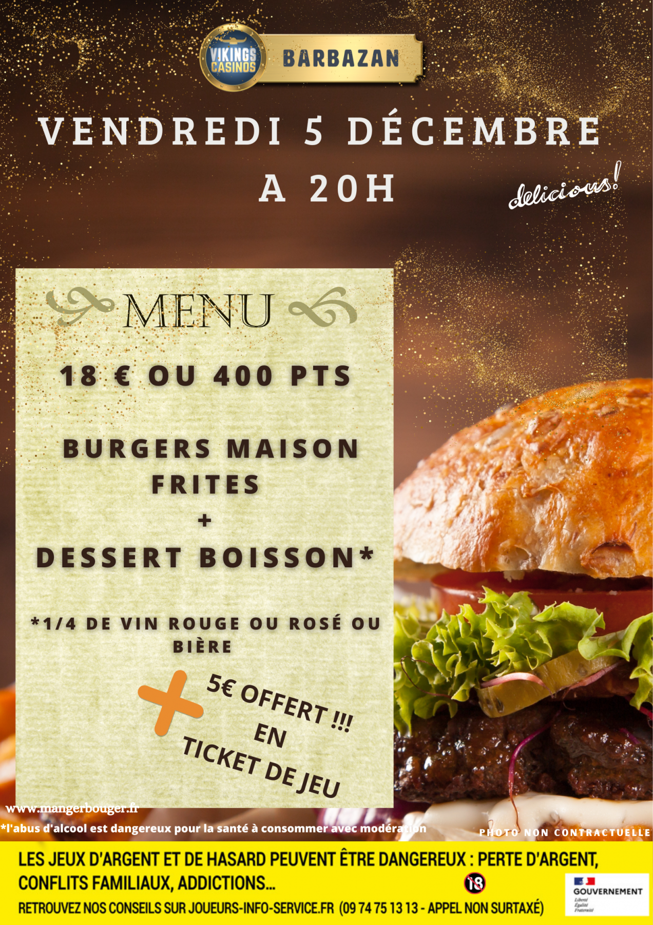 Soirée Burger Frites