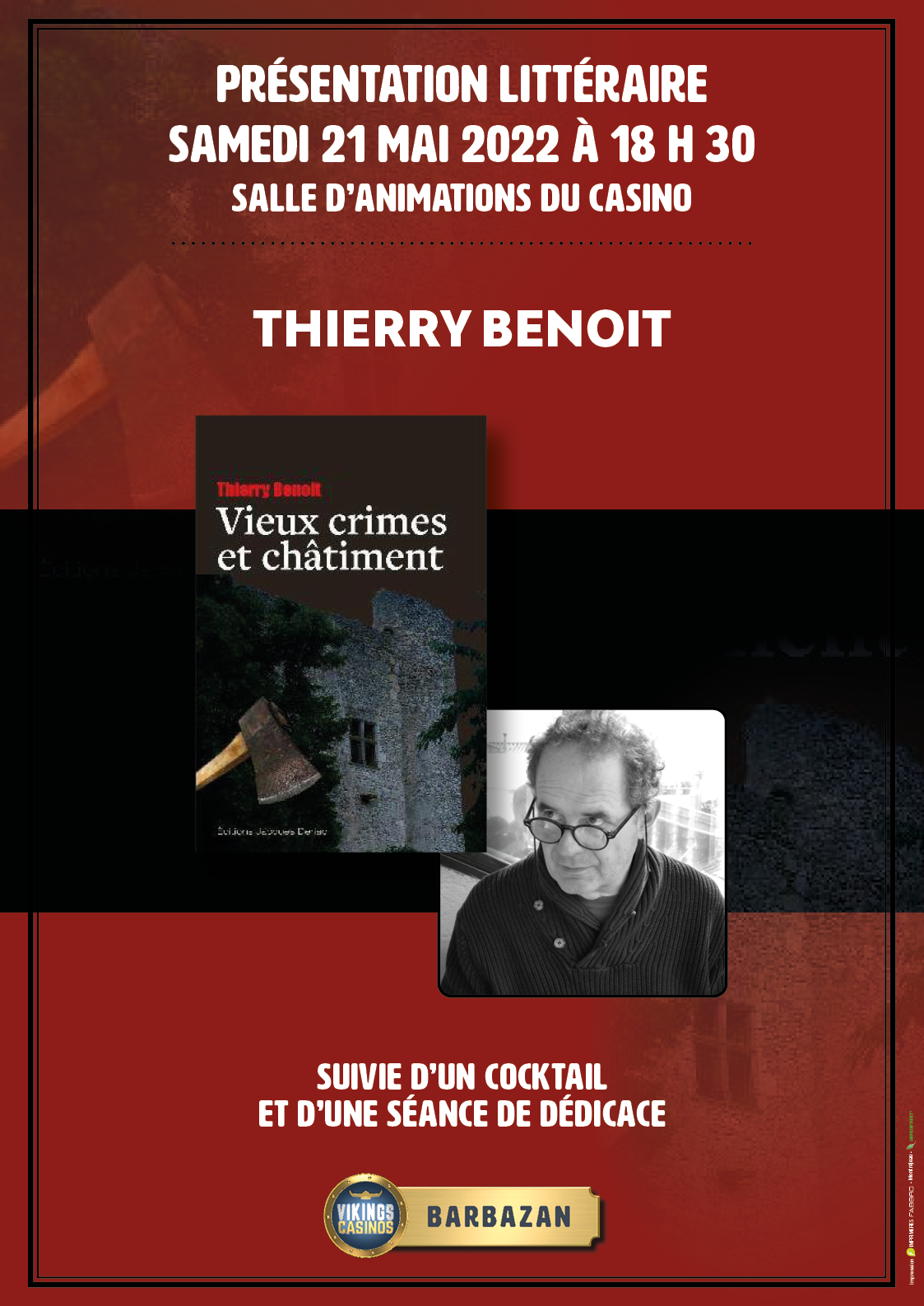 Présentation littéraire : Thierry Benoit 