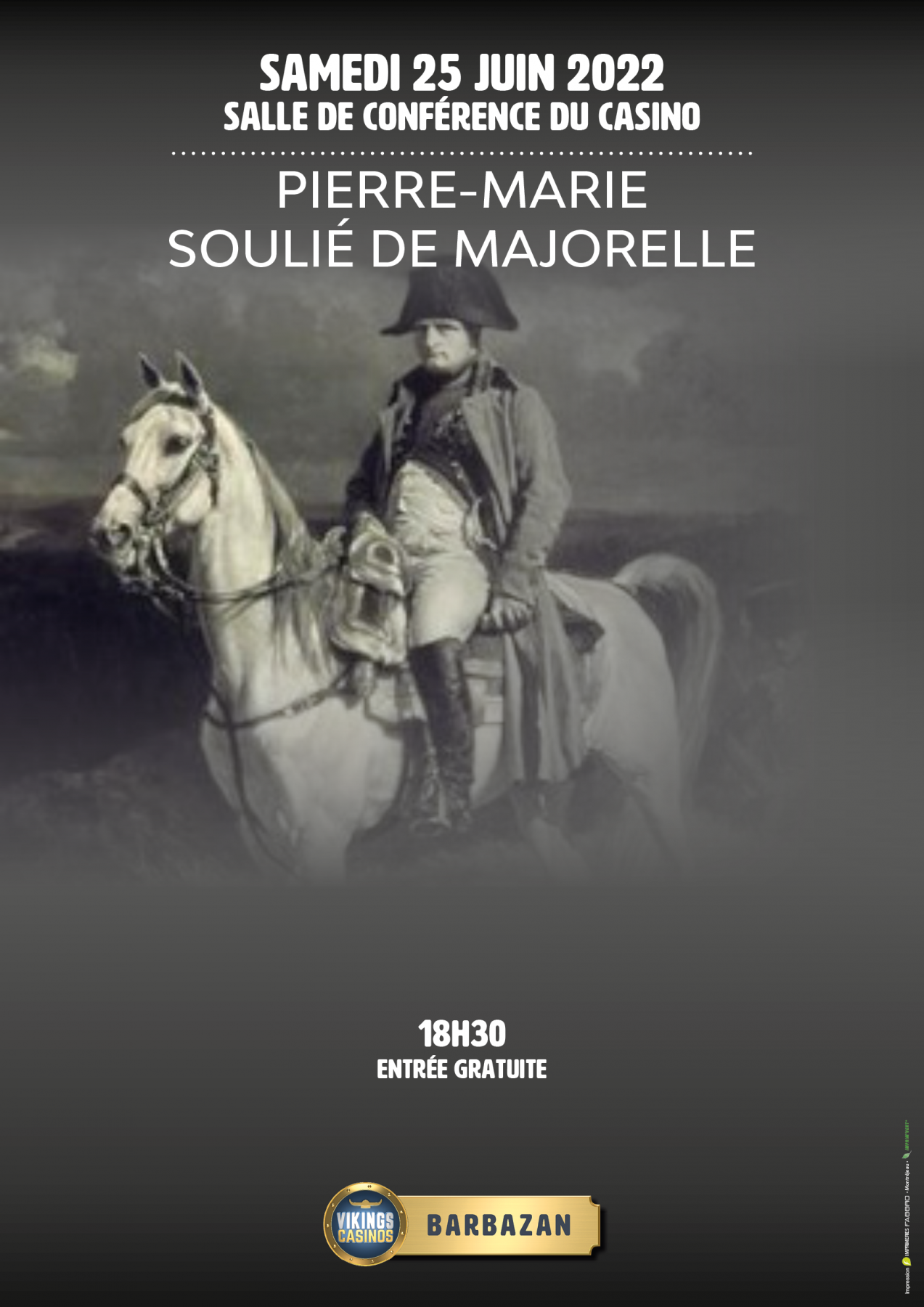 Conférence  de Mr Pierre Soulié de Majorelle 