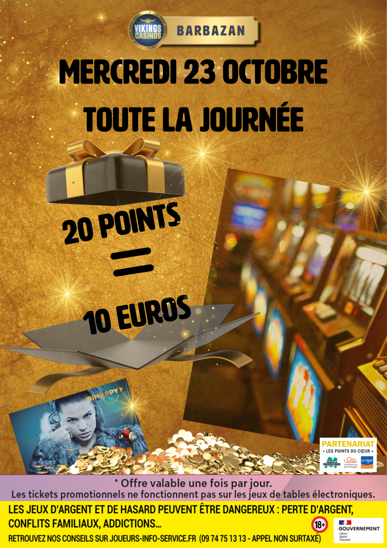 20 Points cumulés 10€ OFFERT