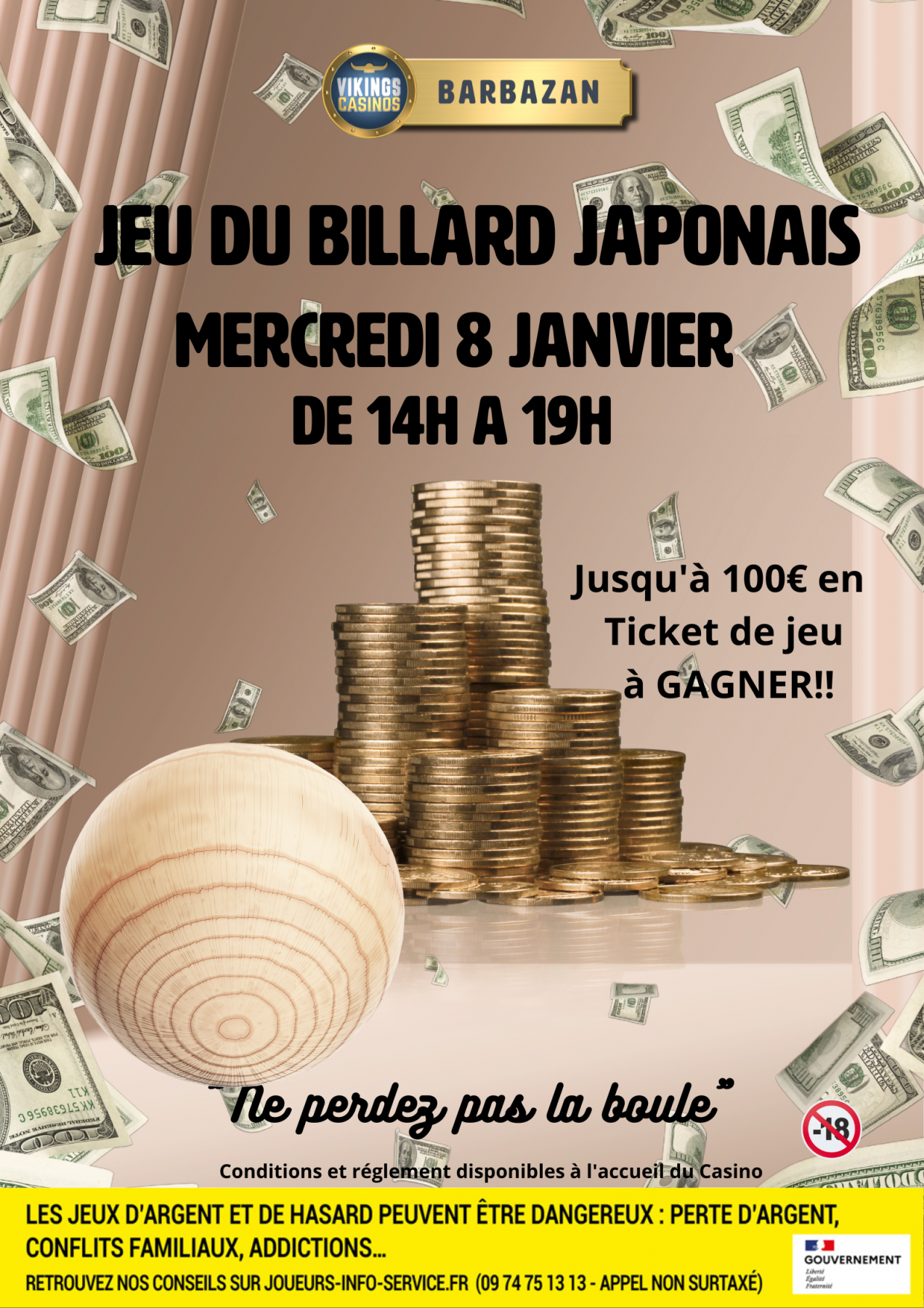 Le Jeu du Billard japonais 