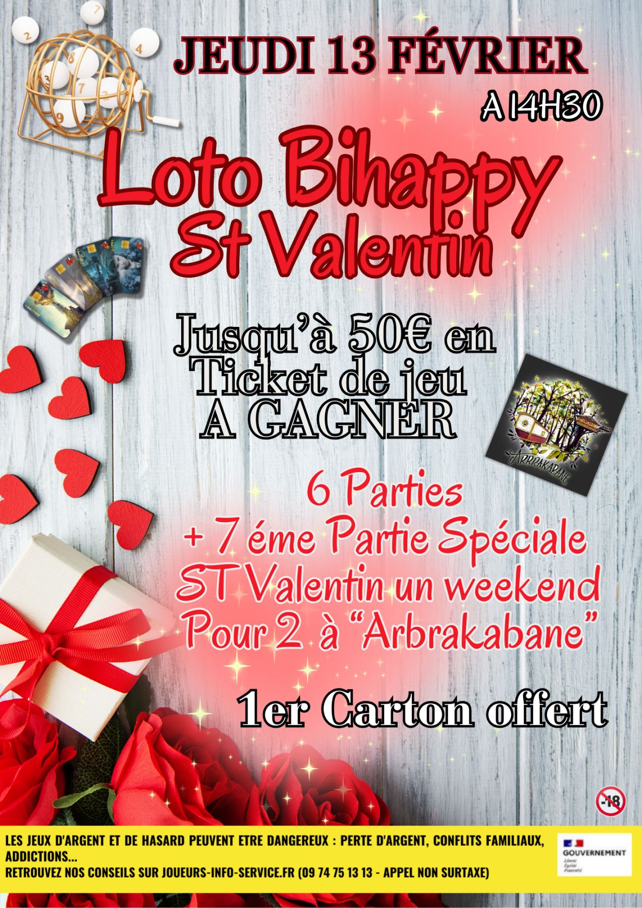 LOTO BIHAPPY ST VALENTIN