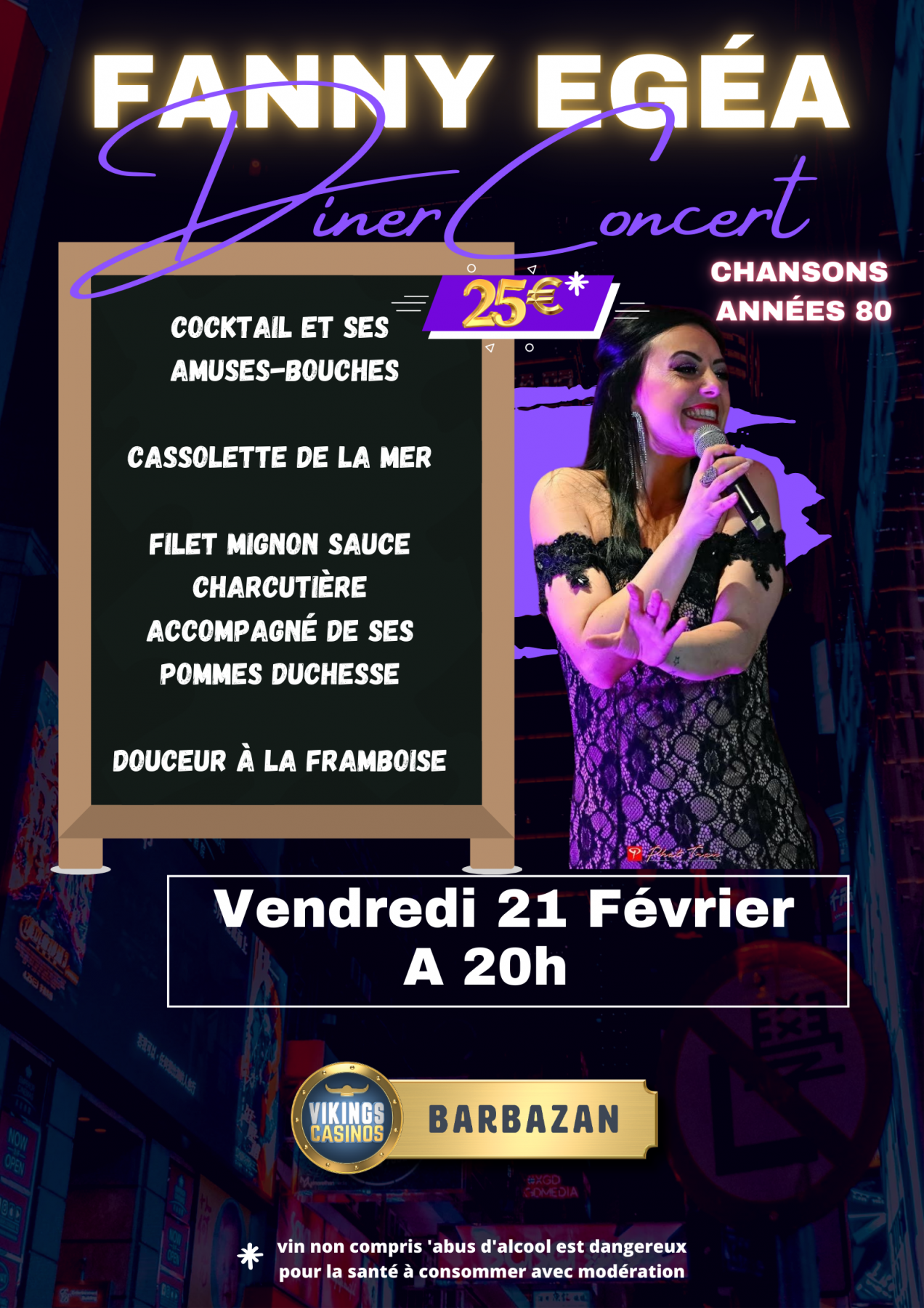 Diner concert Restaurant 