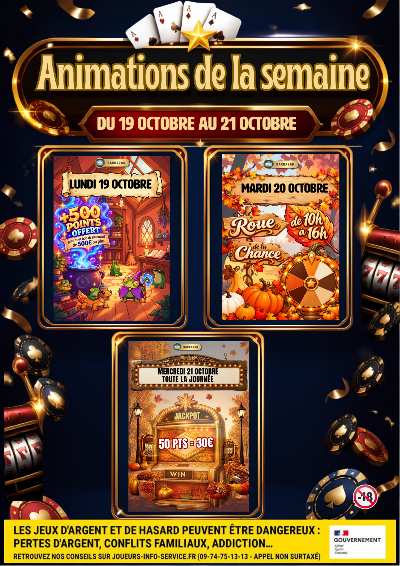 Animations de la semaine 