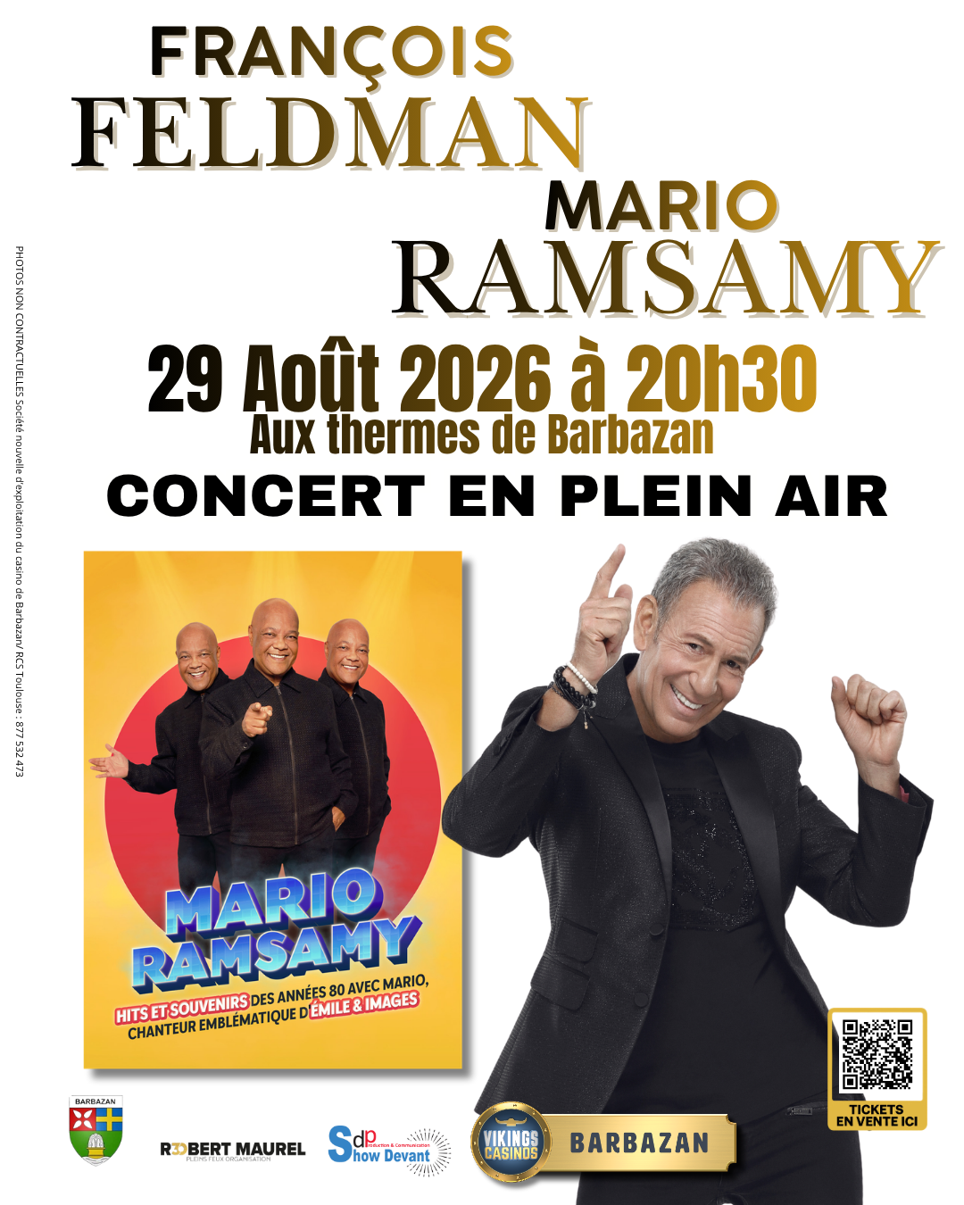 Concert en plein air FRANCOIS FELDMAN