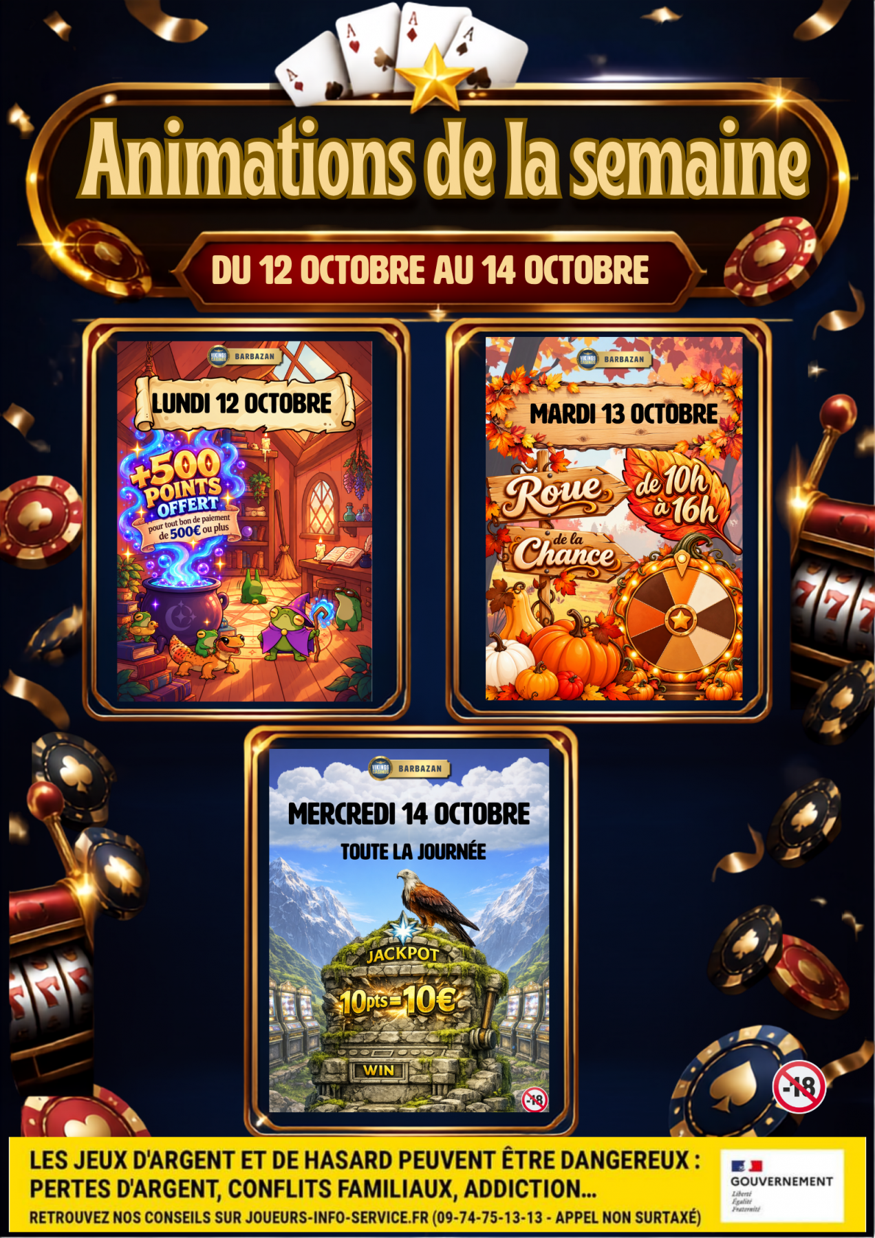 Animations de la semaine