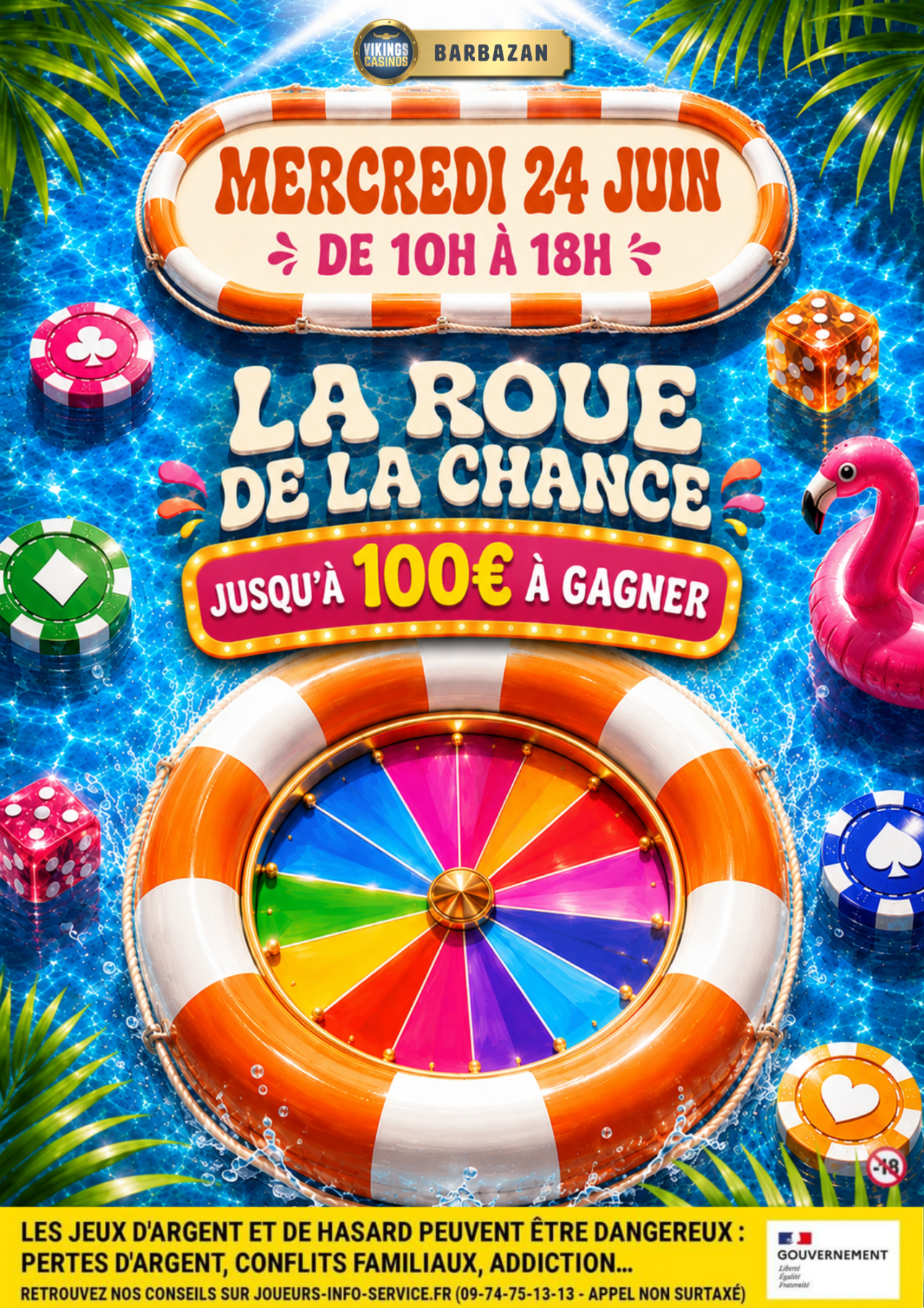 ROUE DE LA CHANCE SPECIALE SOLDES D'ETE