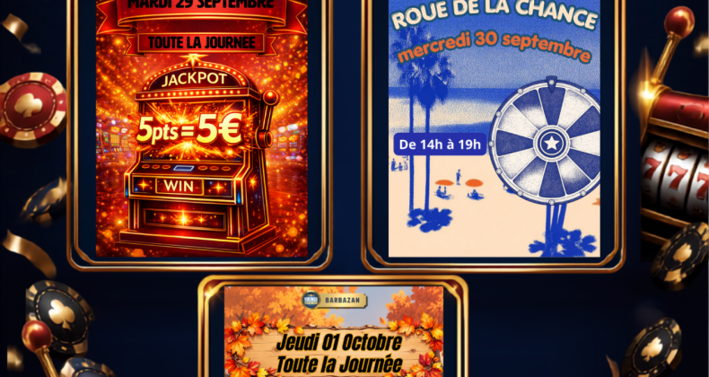 Animations de la semaine