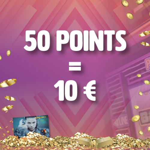10€ OFFERT dès 50 points collectés