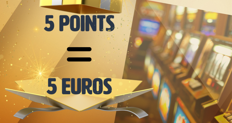 5 points collectés = 5€