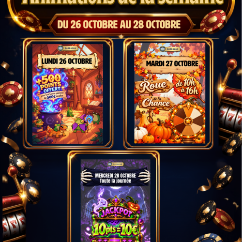 Animations de la semaine