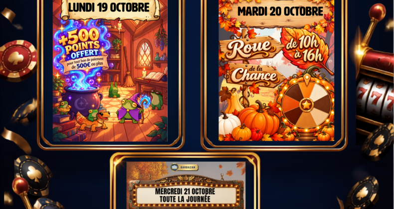 Animations de la semaine