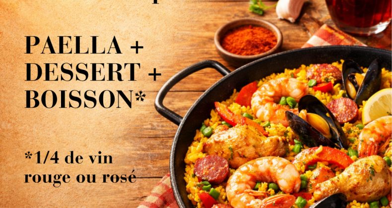 Soirée Paella au Restaurant Le Louisiane