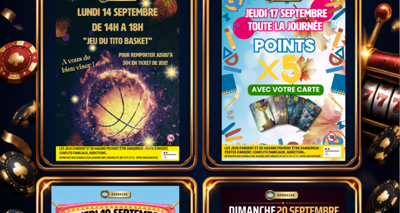 Animations de la semaine