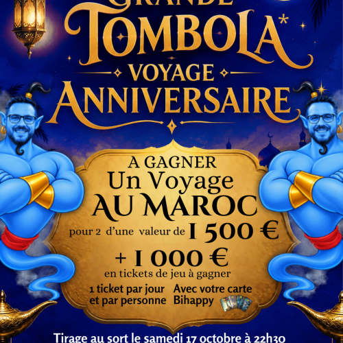 Tombola Voyage Gratuite Anniversaire 