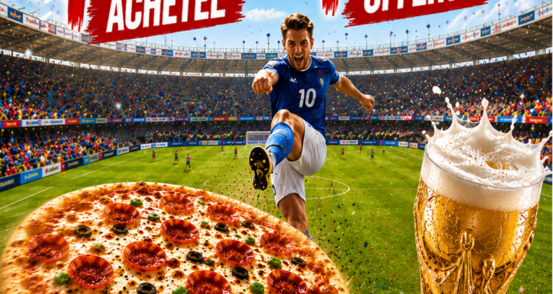 1 PIzza achetée = 1 Bière offerte
