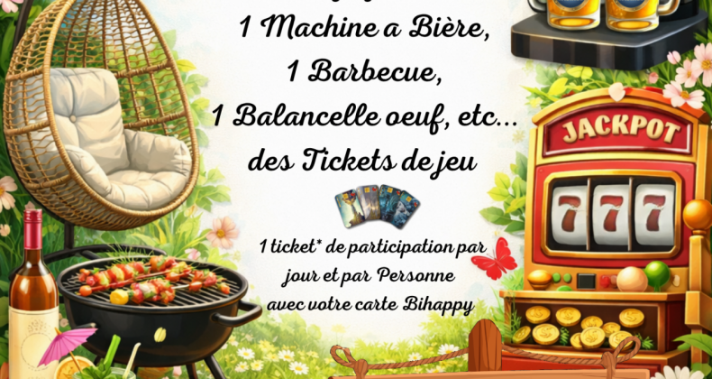 TOMBOLA DE PRINTEMPS AVEC VOTRE CARTE BIHAPPY