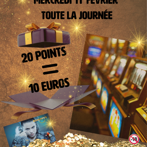 20 Pts collectés  10€ Offert