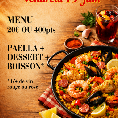 Soirée Paëlla Restaurant Le Louisiane 