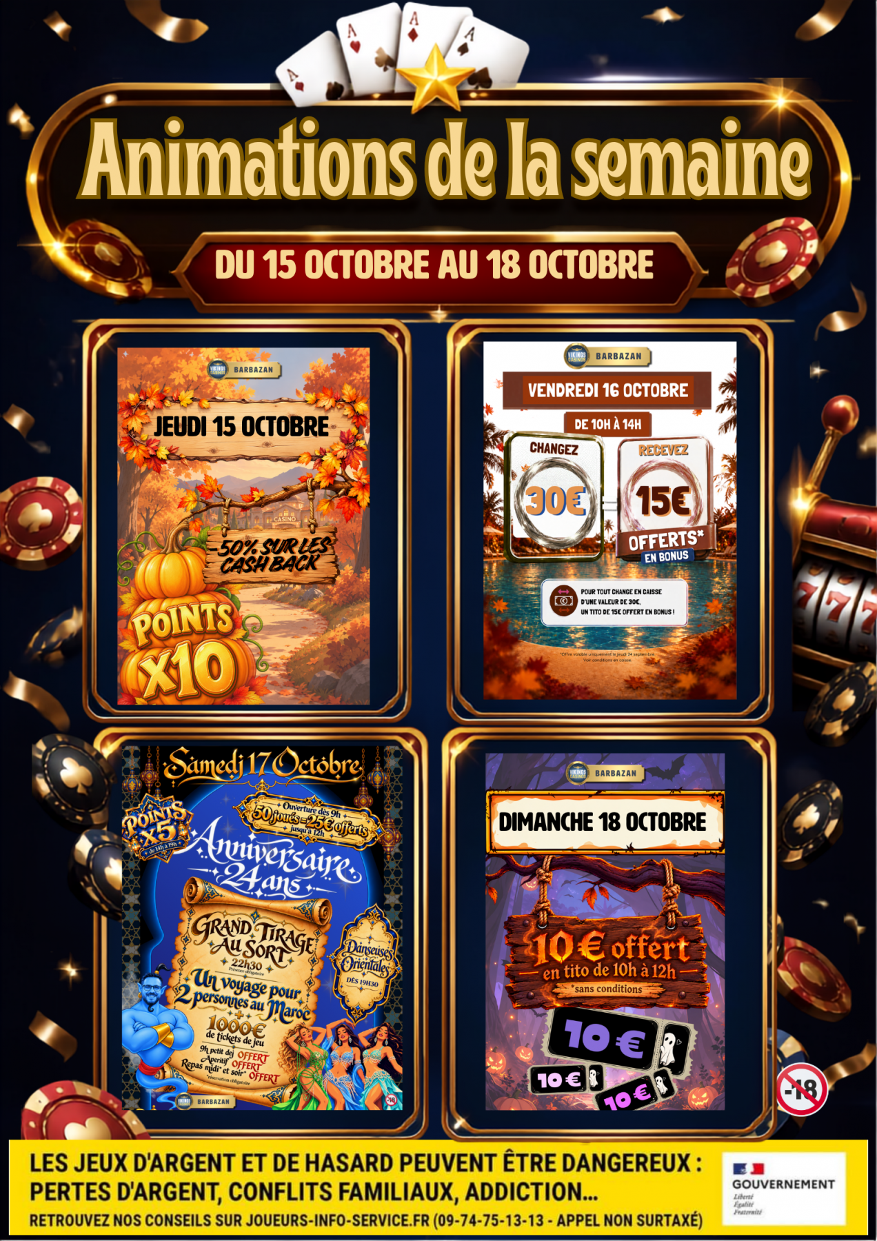 Animations de la semaine