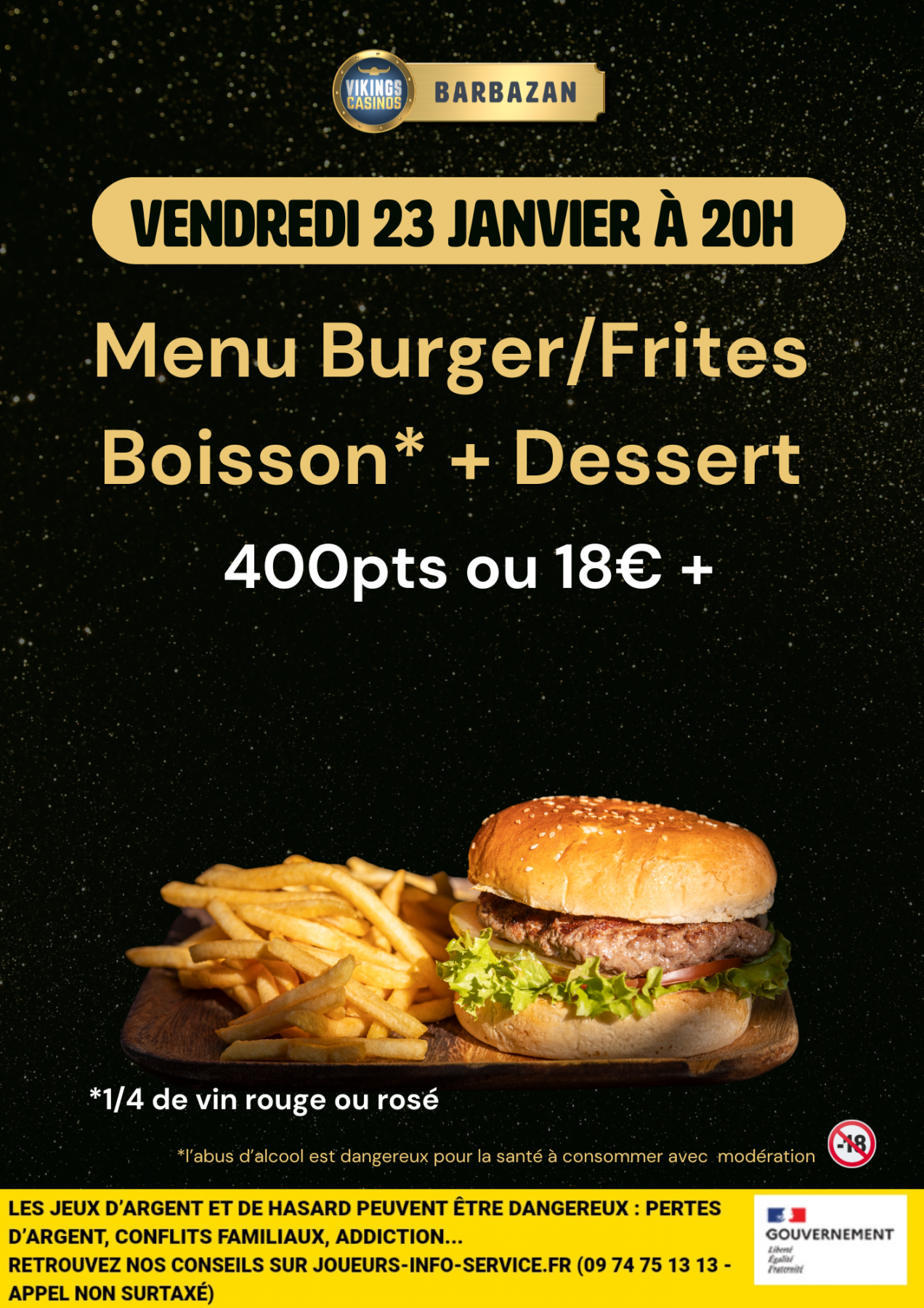 Soirée Burger Frites
