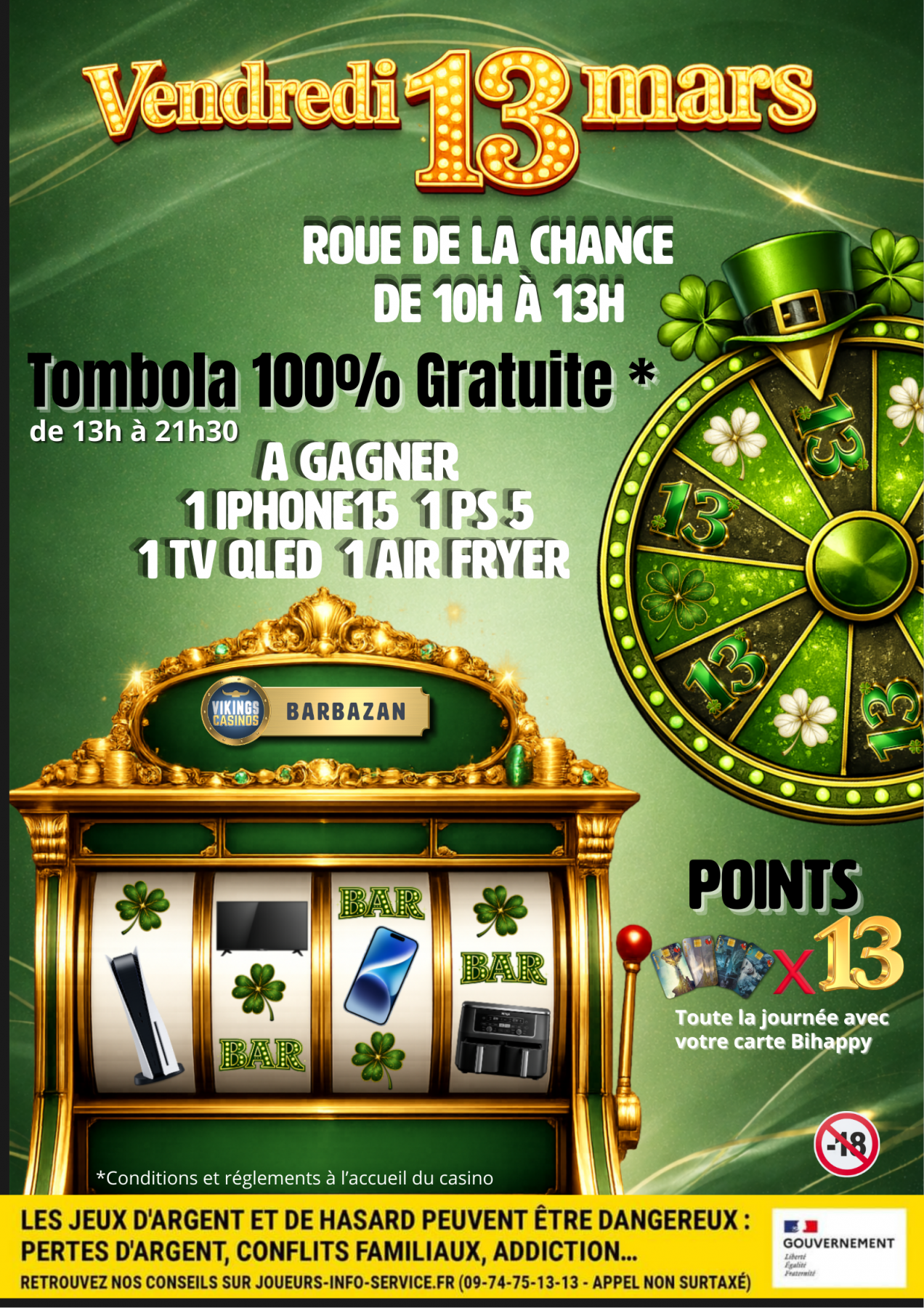 Vendredi 13 de La chance 