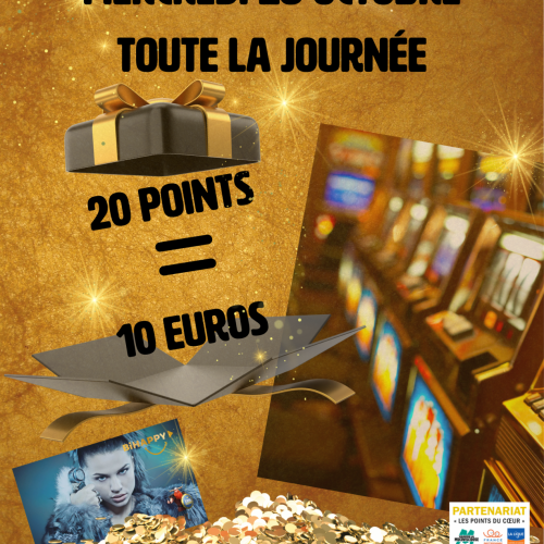 20 Points cumulés 10€ OFFERT