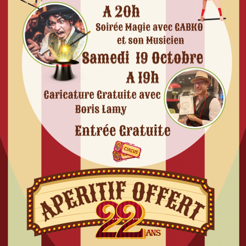 Anniversaire du Casino 22 ans  points x 22