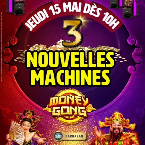 3 Nouvelles Machines à sous 