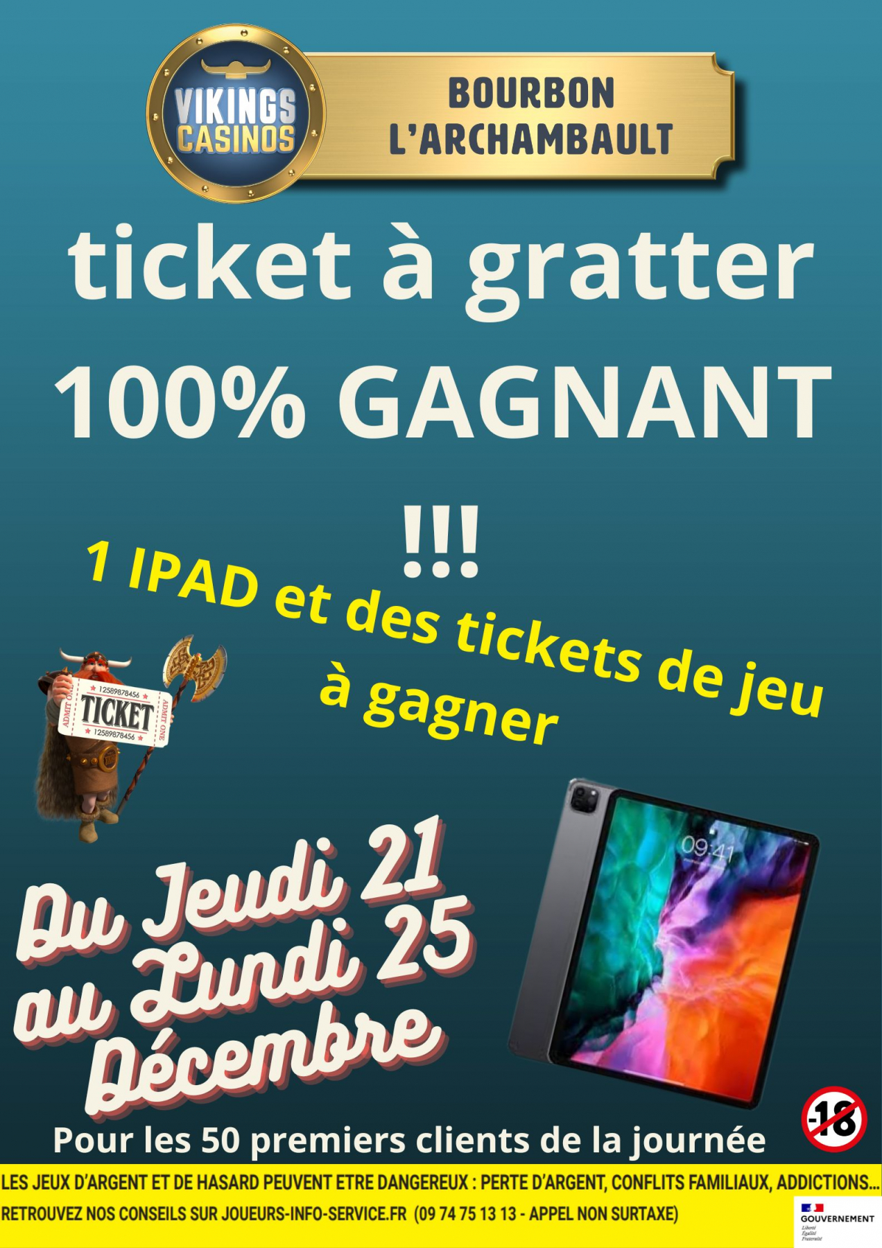 Ticket 100% GAGNANT