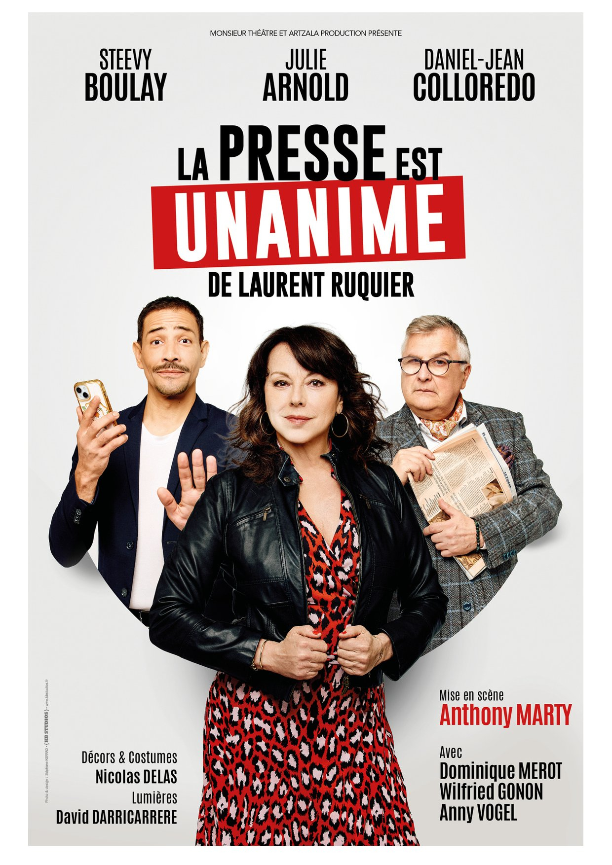 PIECE DE THÉATRE 'LA PRESSE EST UNANIME'