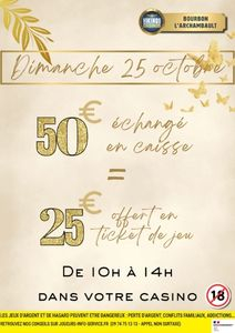 Bonus 50 /25€