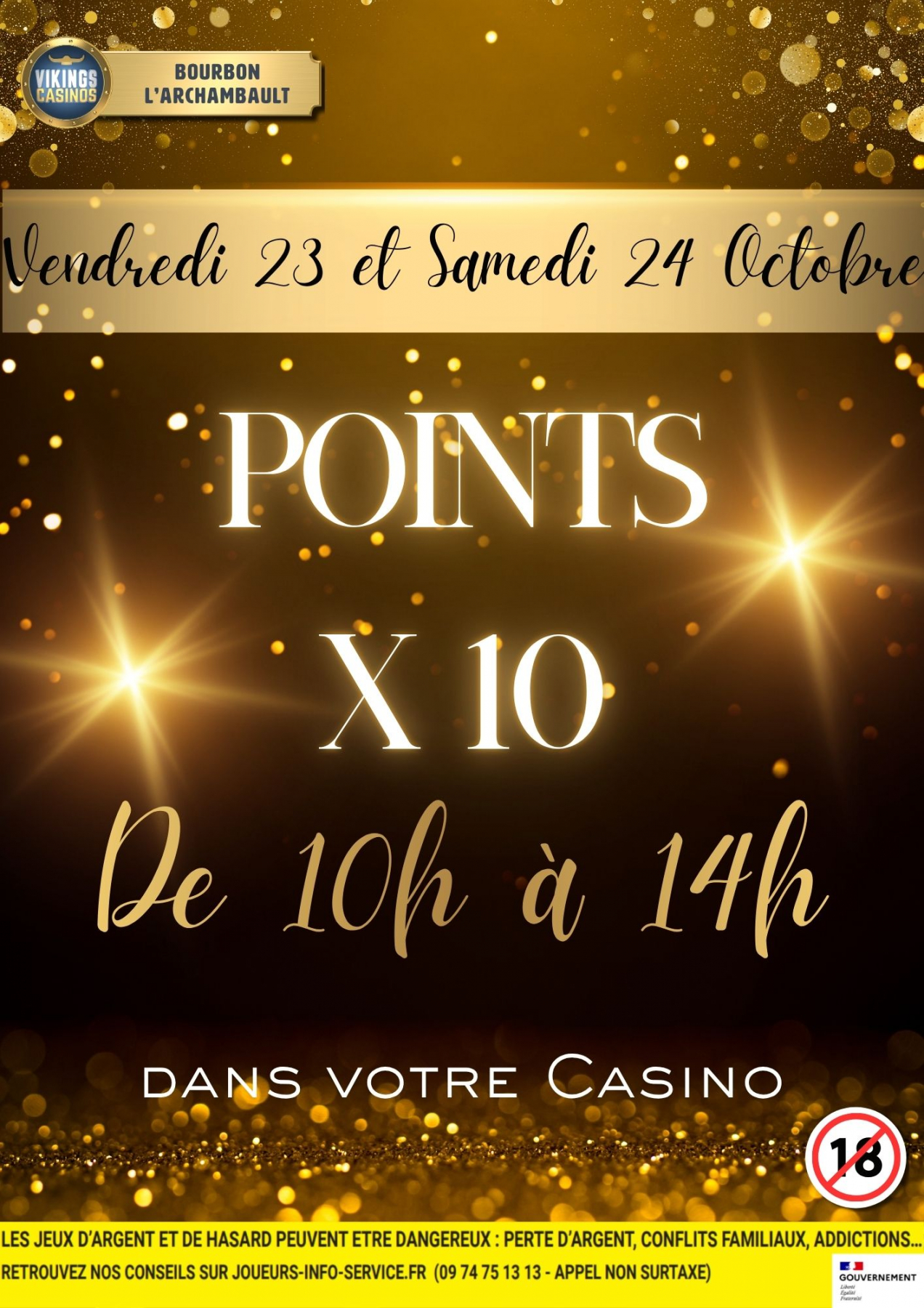 Vos points multipliés X10 !!!