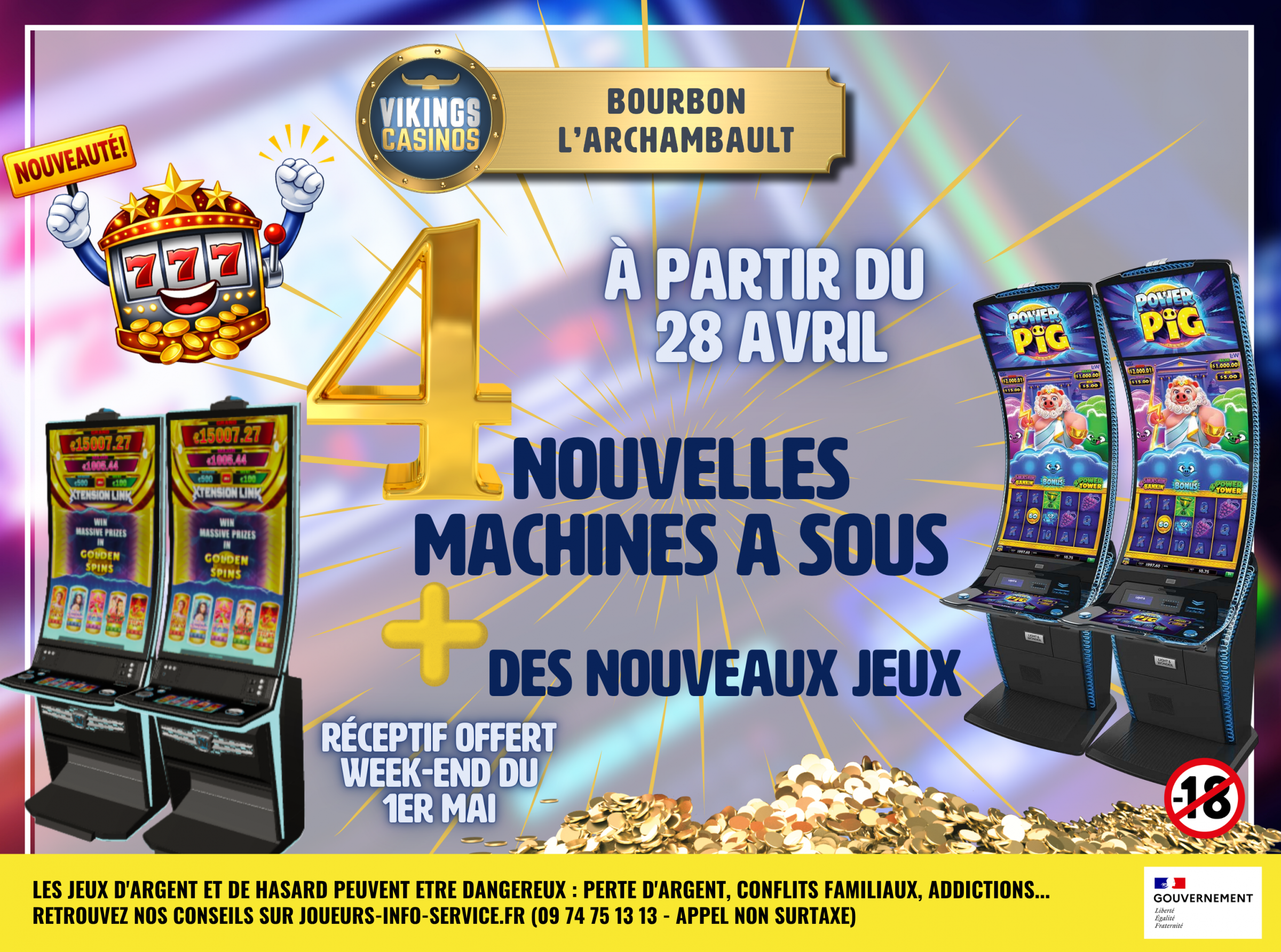 Nouvelles machines à sous!!!!